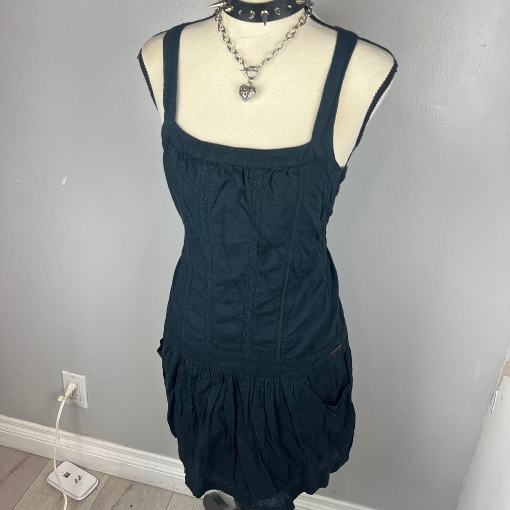 Roxy goth milkmaid dress